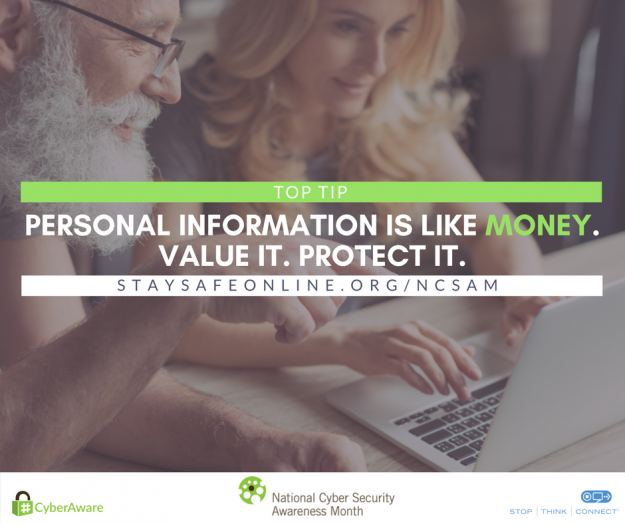 Facebook ΓÇô Personal Information is Like Money. Value it. Protect it. stay safe online org