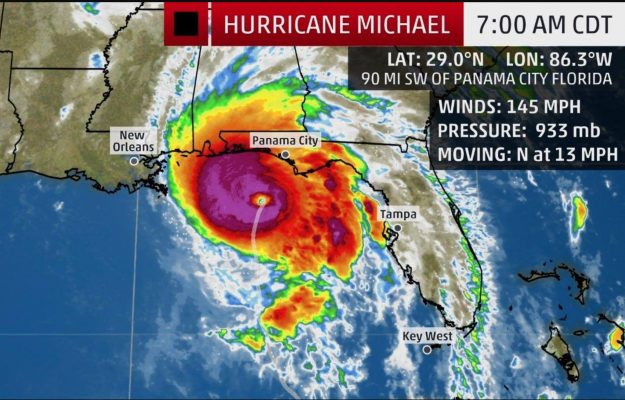 hurricane michael Satellite of Hurricane Michael